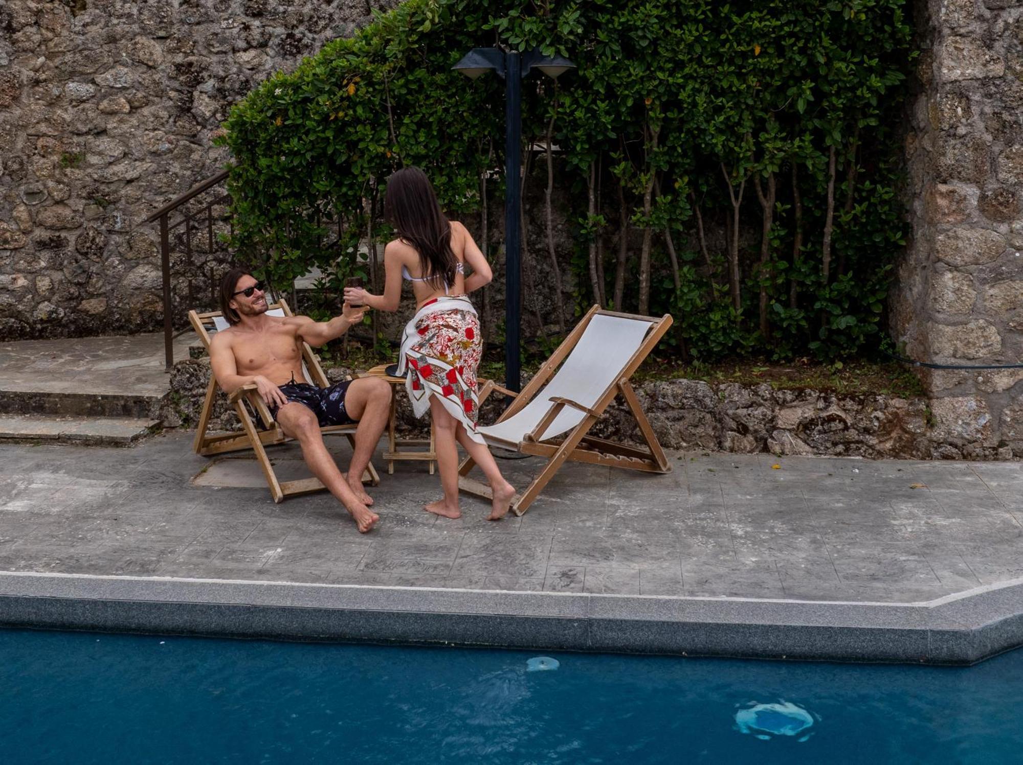 Traditional Luxury Villa Armonia Aigio Bagian luar foto